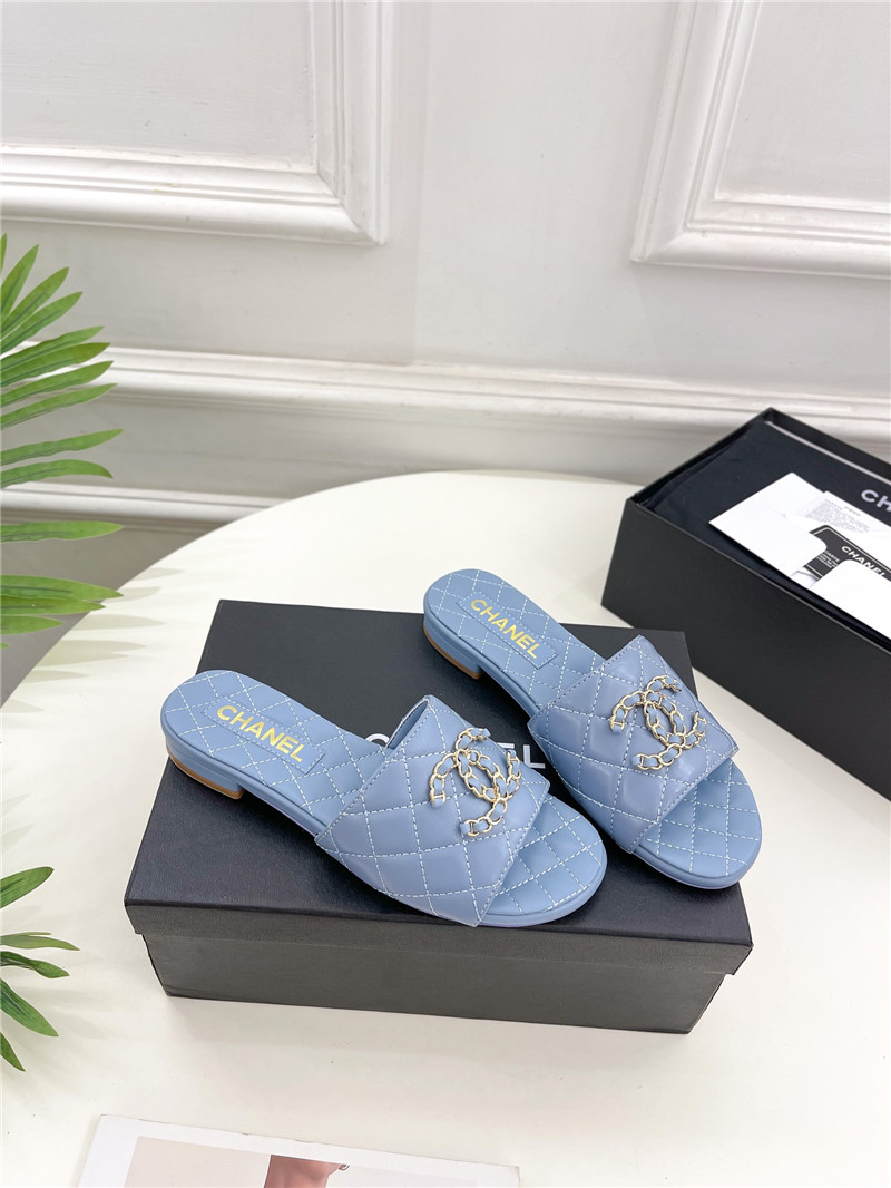 Best Replica Chanel counter classic double C buckle slippers - Colareps
