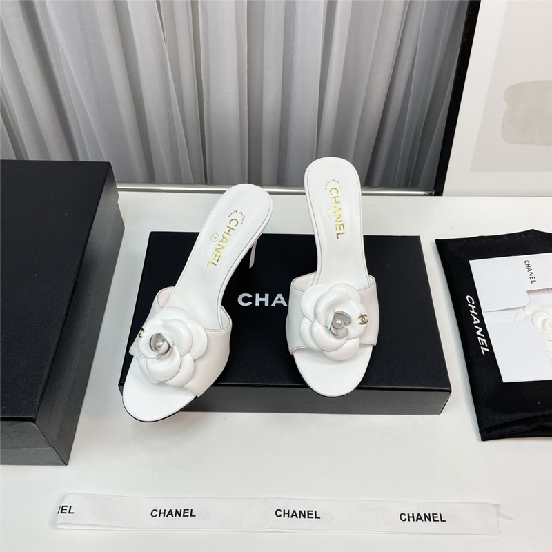 Best Replica Chanel Dupes new camellia slippers - Colareps