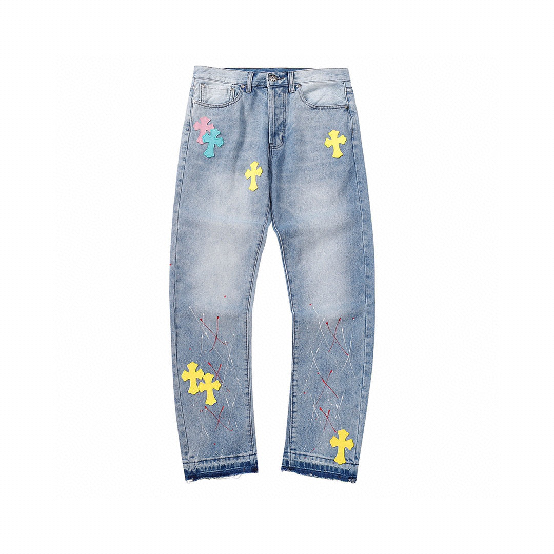 Best Replica Chrome Hearts Replica Cross Denim - Colareps