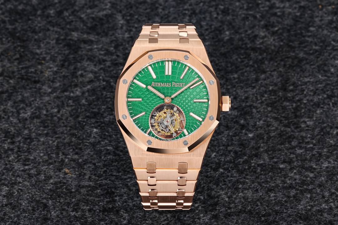 Best Replica Replica Audemars Piguet Royal Oak Tourbillon 26533OR.OO.1220OR.01 1:1 Best Edition R8 Factory Green Dial - Colareps