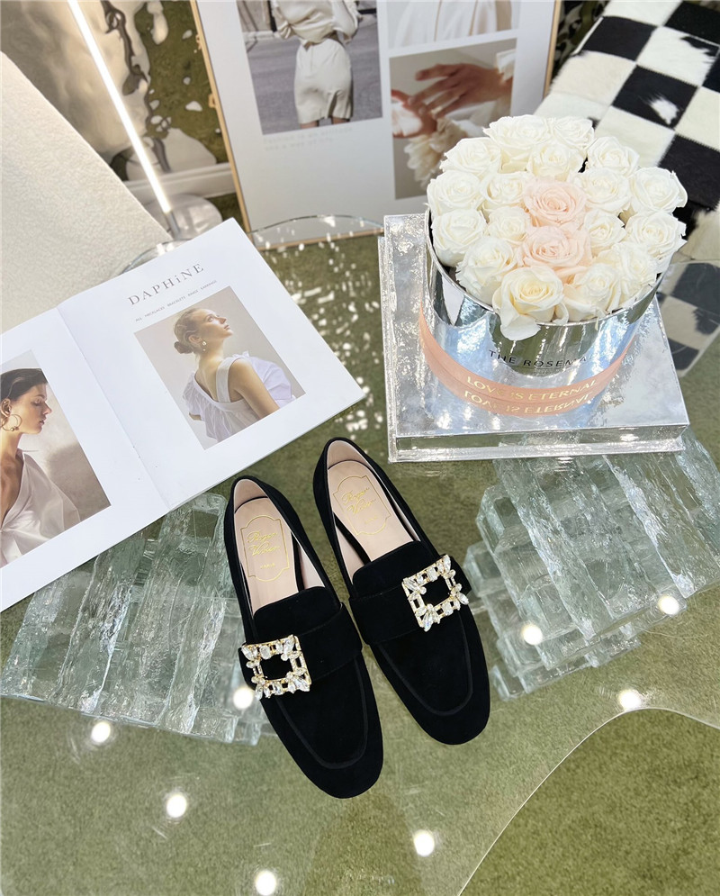 Best Replica Roger vivier diamond buckle loafers - Colareps