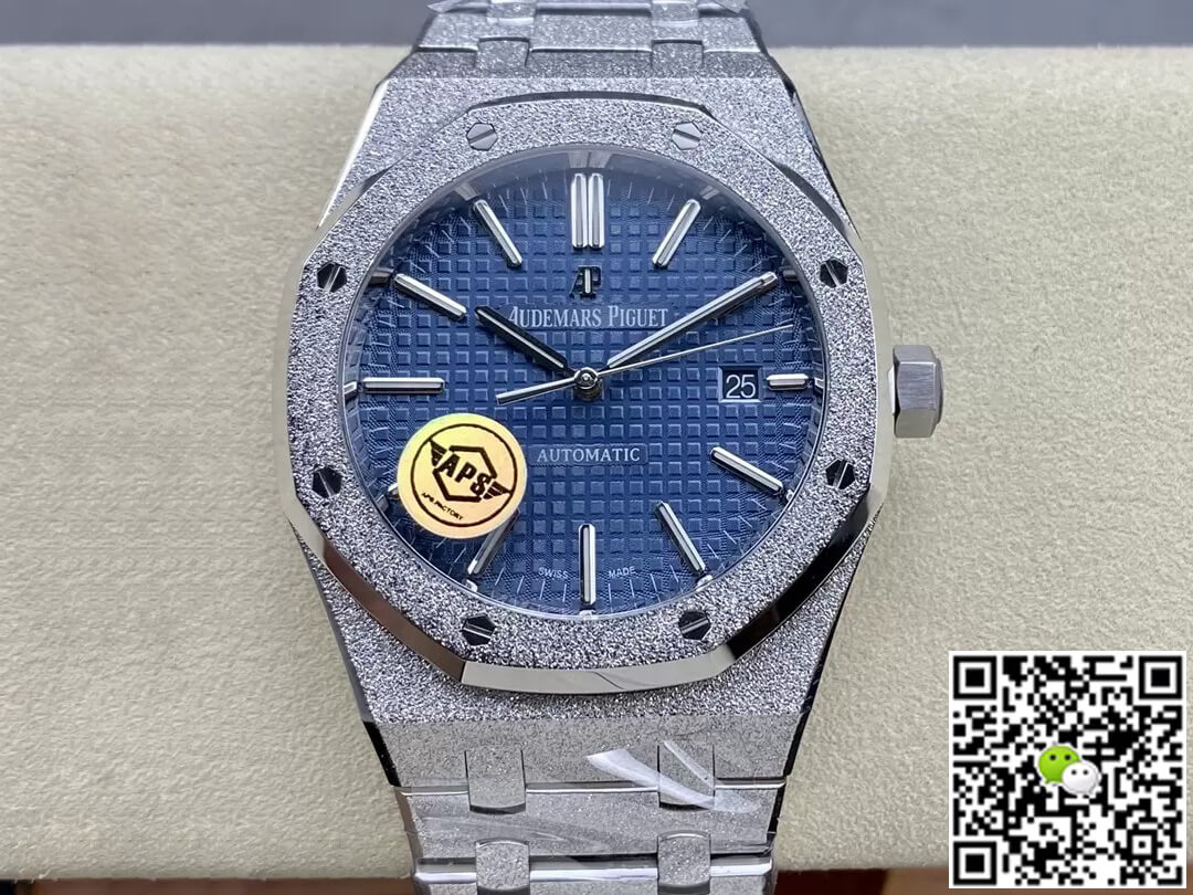 Best Replica Replica Audemars Piguet Royal Oak 15410BC.GG.1224BC.01 1:1 Best Edition APS Factory Blue Dial - Colareps