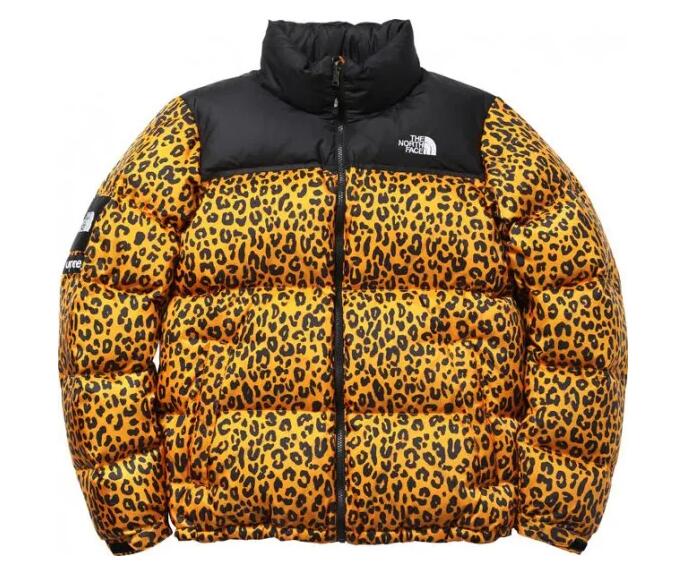 Best Replica Supreme Replica x TNF LEOPARD DOWN JACKET 11FW - Colareps