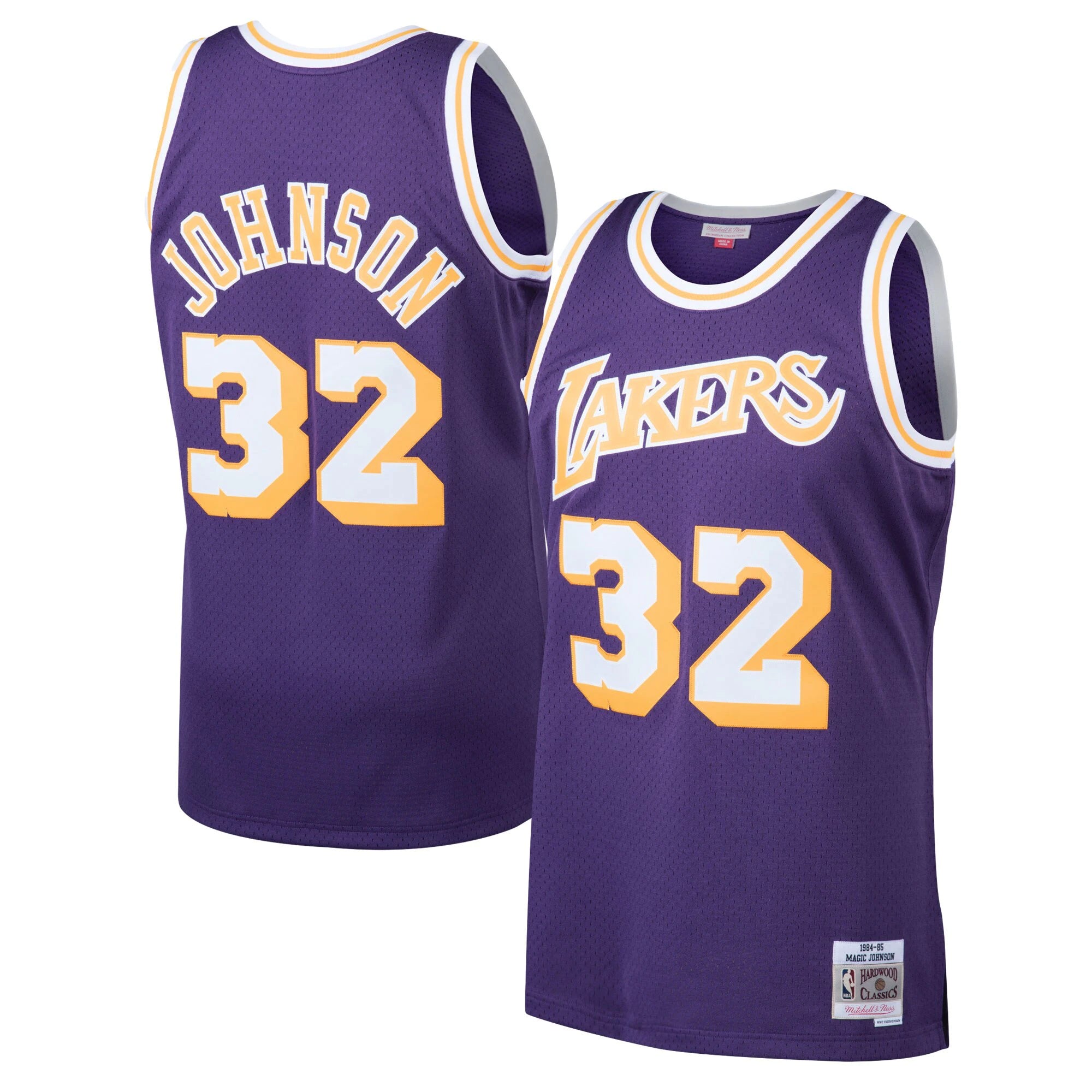 Best Replica MAGIC JOHNSON LOS ANGELES LAKERS THROWBACK JERSEY - Colareps