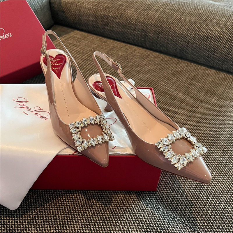 Best Replica Roger vivier new side drill buckle high heels - Colareps