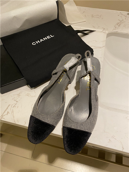 Best Replica Chanel Slingback Dupe heels sandals - Colareps