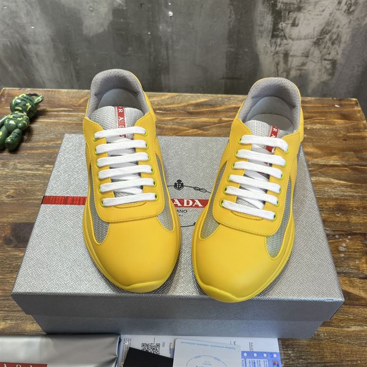 Best Replica PRADA AMERICA S CUP SOFT RUBBER AND BIKE FABRIC SNEAKERS   PRS041 - Colareps
