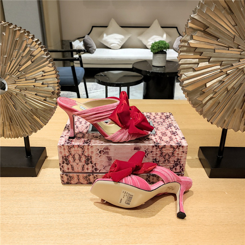Best Replica jimmy choo bow heels dupe bow crinkle sandals - Colareps