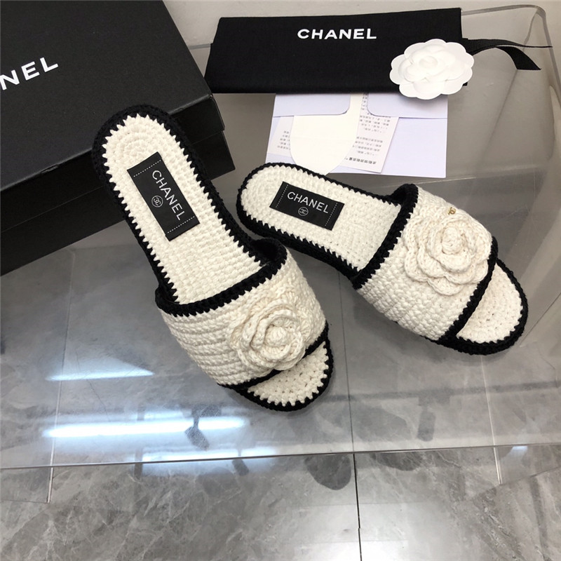 Best Replica Chanel comfortable hook flower honey slippers - Colareps