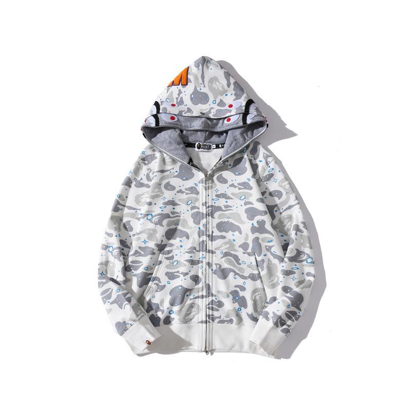 Best Replica Bape Full Zip Shark Hoodie - Colareps