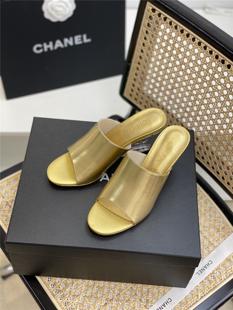 Best Replica chanel crystal heel sandals - Colareps