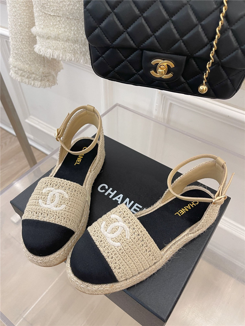 Best Replica chanel hand woven sandals - Colareps