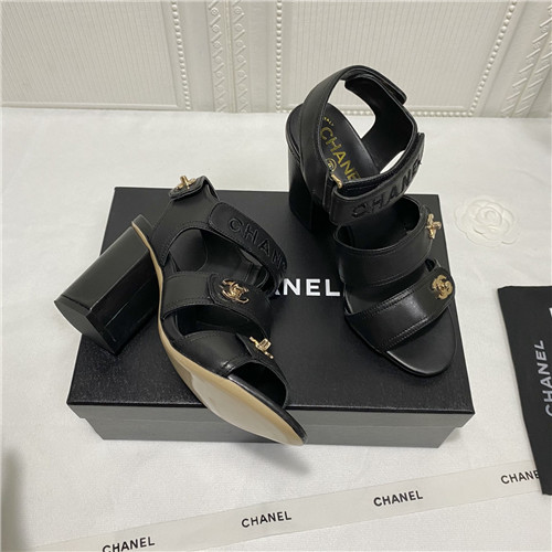 Best Replica chanel block heel sandals - Colareps