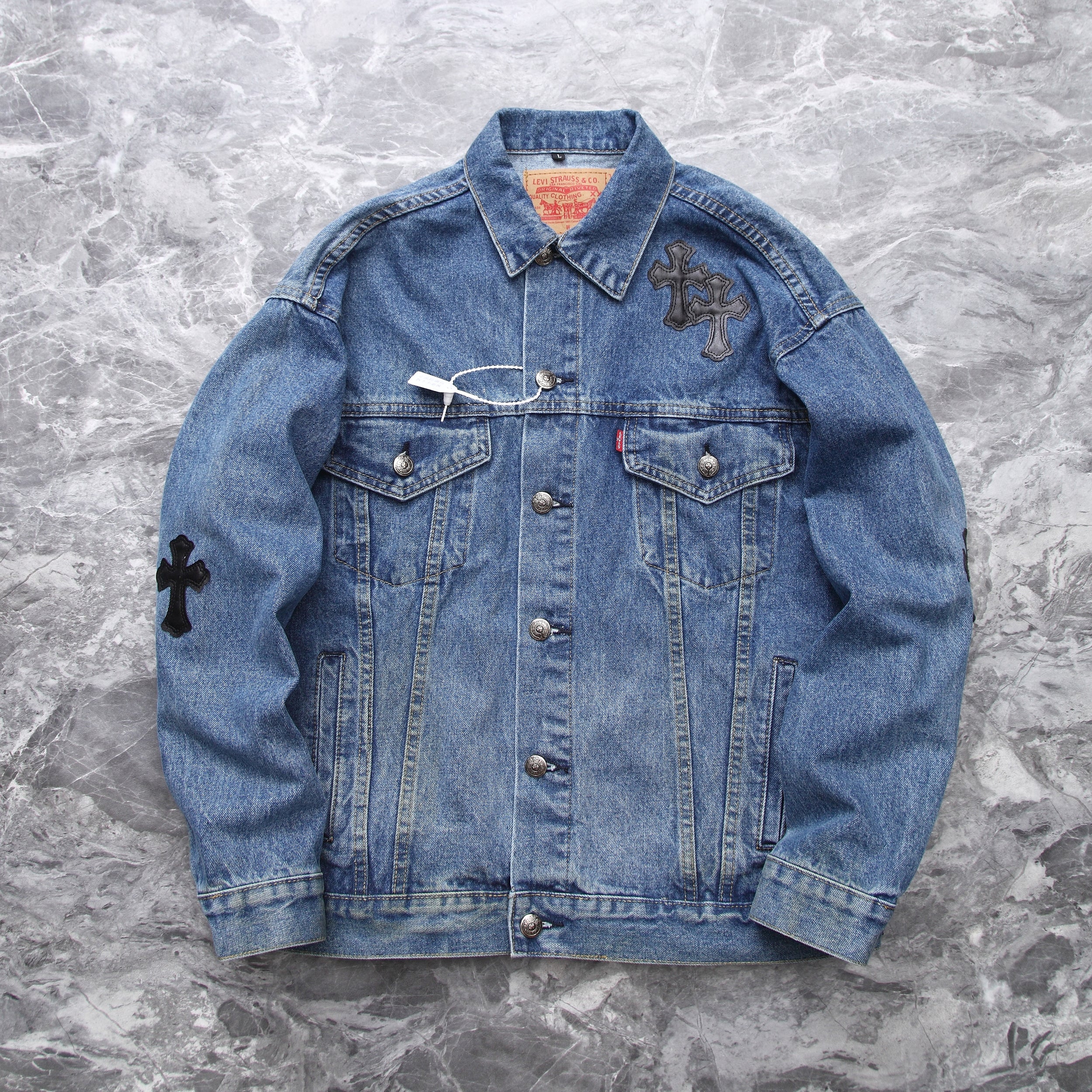 Best Replica Chrome Hearts Denim Jacket - Colareps