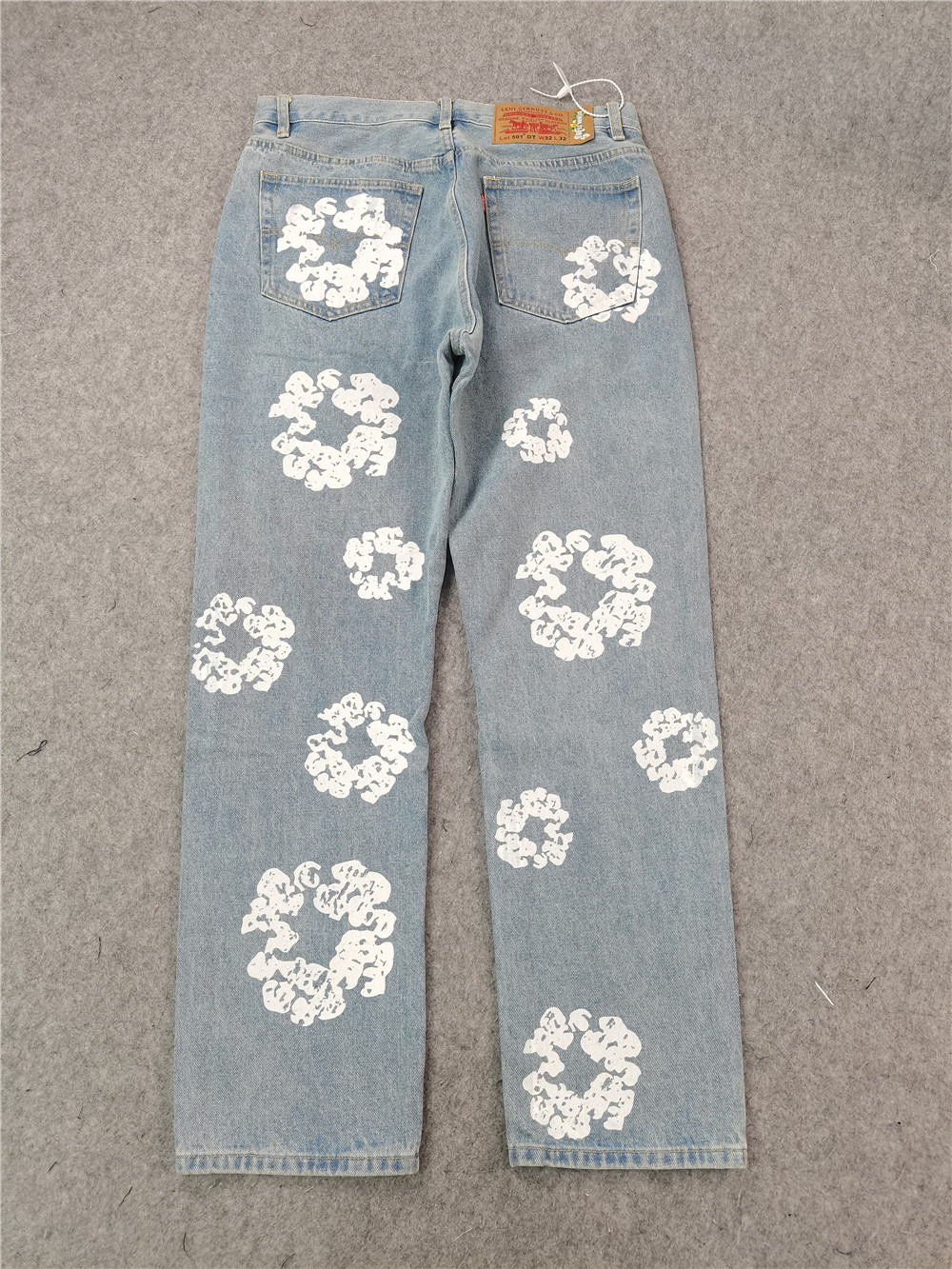 Best Replica Replica Denim Tears Kapok Light Blue Denim Jeans - Colareps