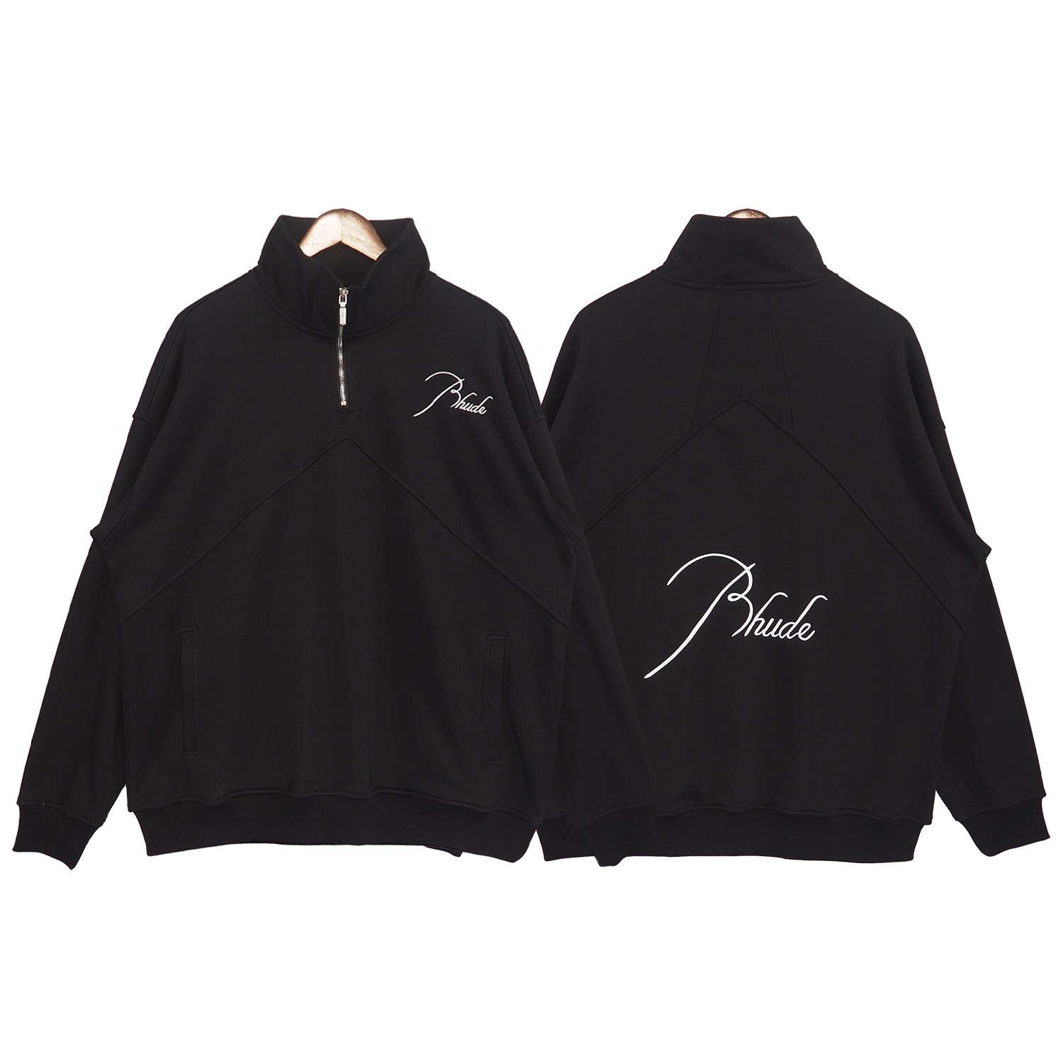 Best Replica Rhude Replica Small embroidered logo sports jacket & pants- - Colareps