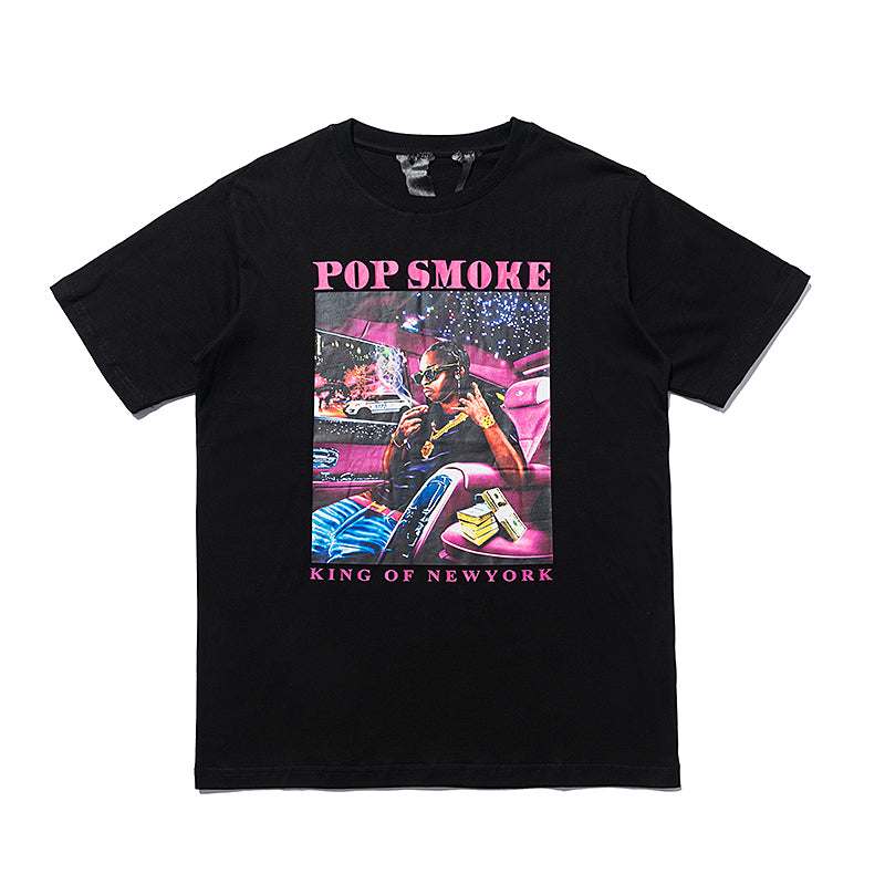 Best Replica Replica Vlone x POP SMOKE King Of New York Tee S-3XL - Colareps