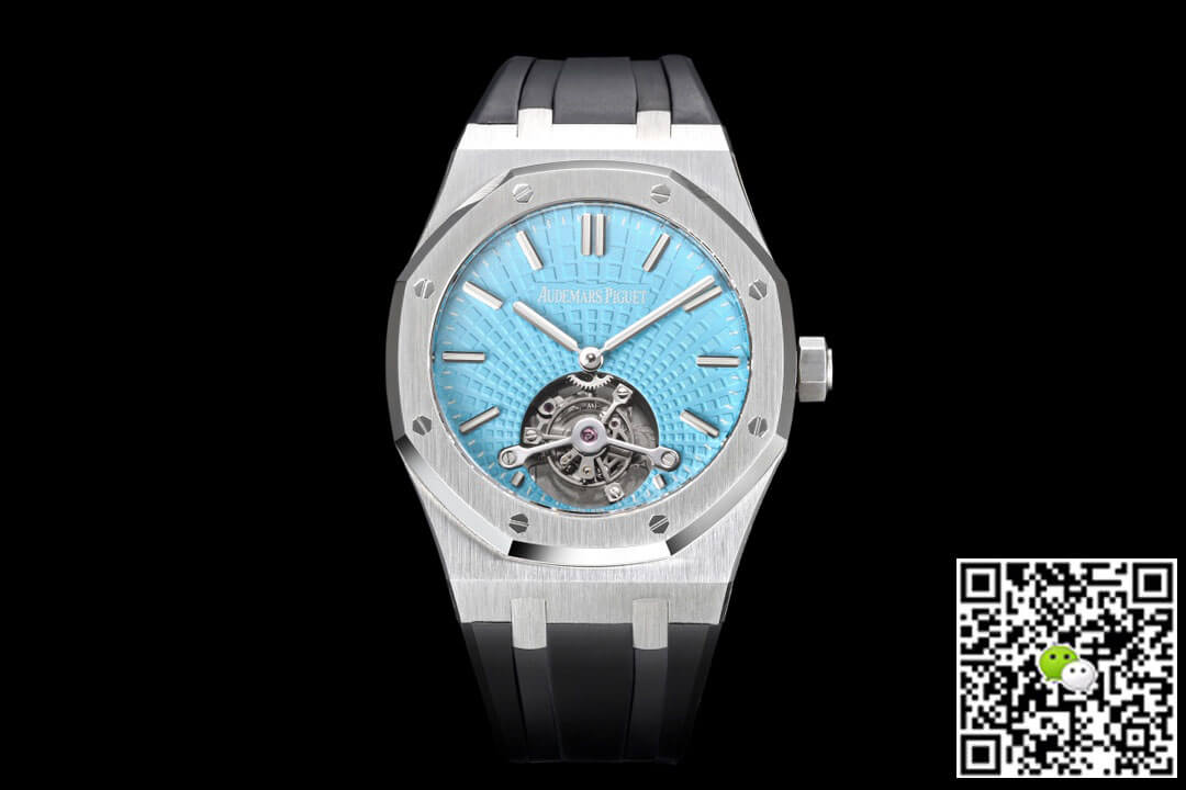 Best Replica Replica Audemars Piguet Royal Oak Tourbillon 26530PT.OO.1220PT.01 1:1 Best Edition R8 Factory Rubber Strap - Colareps