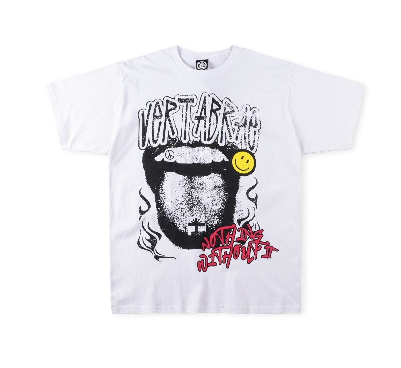 Best Replica 1:1 quality version Funny big mouth printed  tee - Colareps