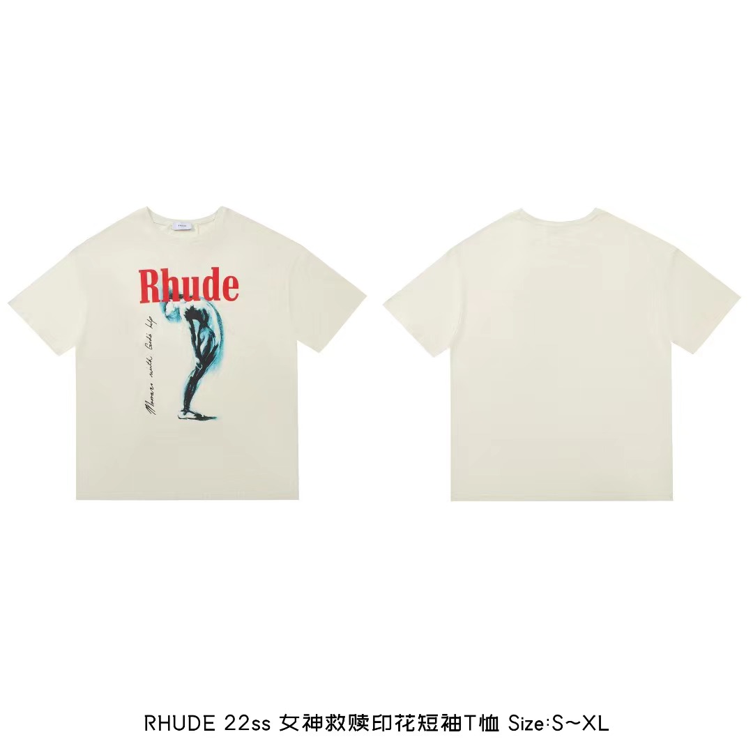 Best Replica Goddess of salvation printed tee - Colareps