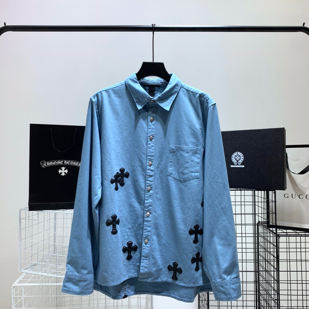 Best Replica Chrome Hearts Long Sleeve Shirt - Colareps