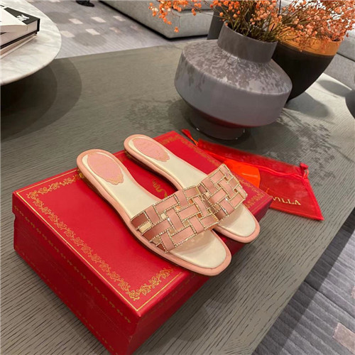 Best Replica rene caovilla flat slippers - Colareps