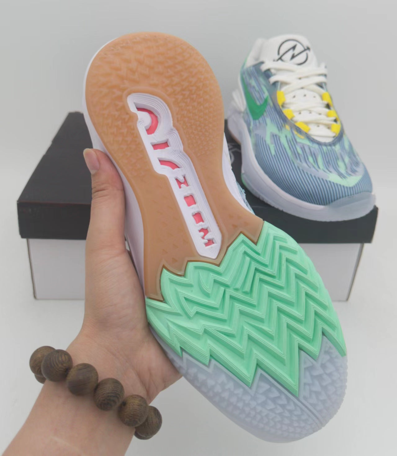 Best Replica NIKE ZOOM GT CUT 2 x BLUE GREEN GUM - Colareps