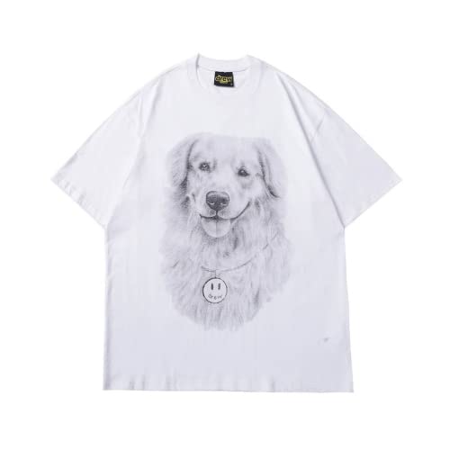 Best Replica Drew House Golden Retriever T-shirt White - Colareps