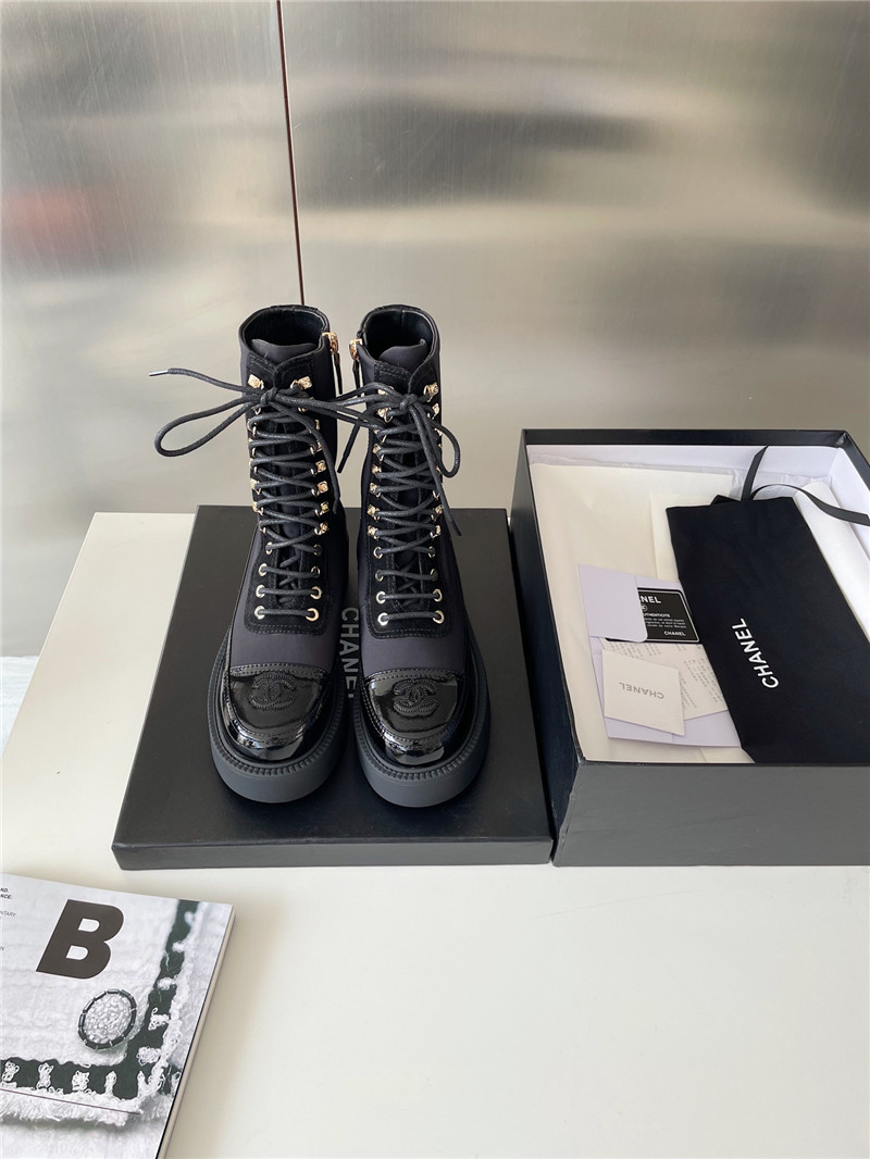 Best Replica chanel platform ankle boots - Colareps