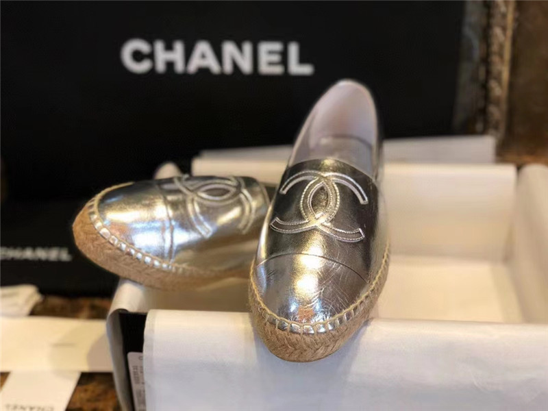 Best Replica chanel metal silver casual shoes - Colareps