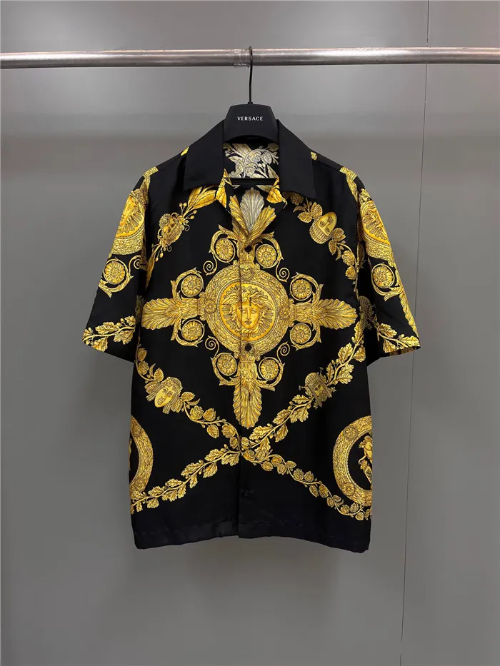 Best Replica 2023ss Versace Pure Silk Shirt - Colareps