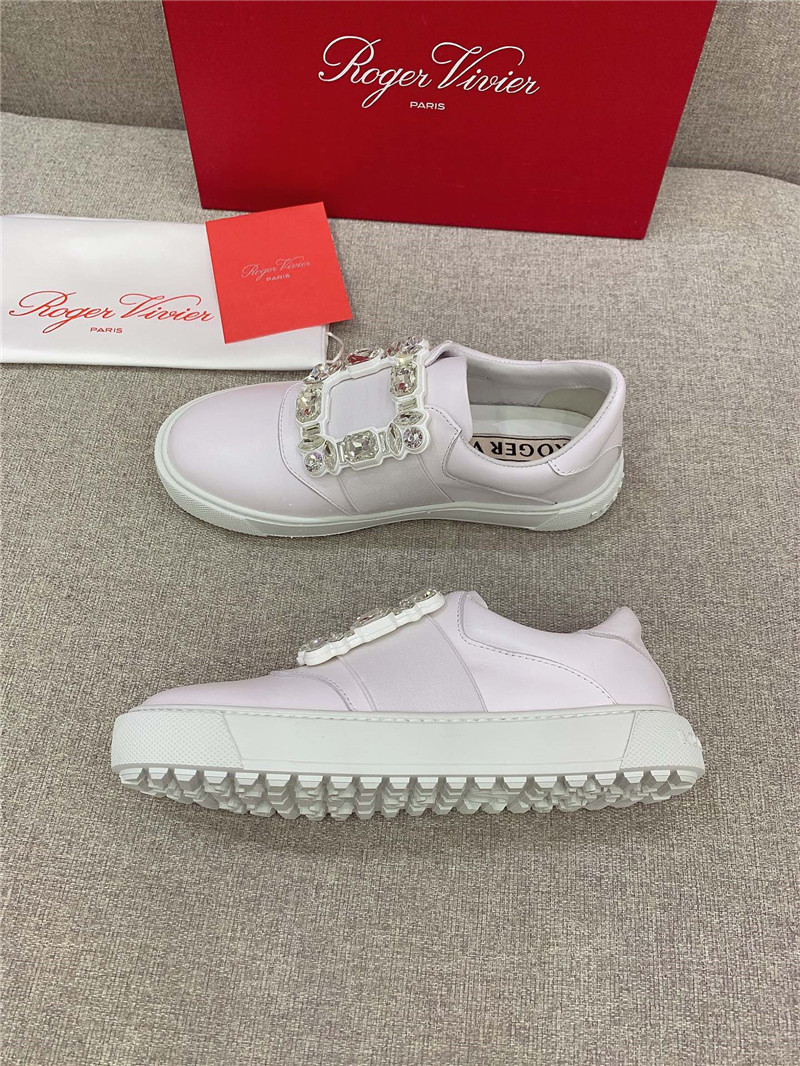 Best Replica Roger vivier new diamond buckle casual shoes - Colareps