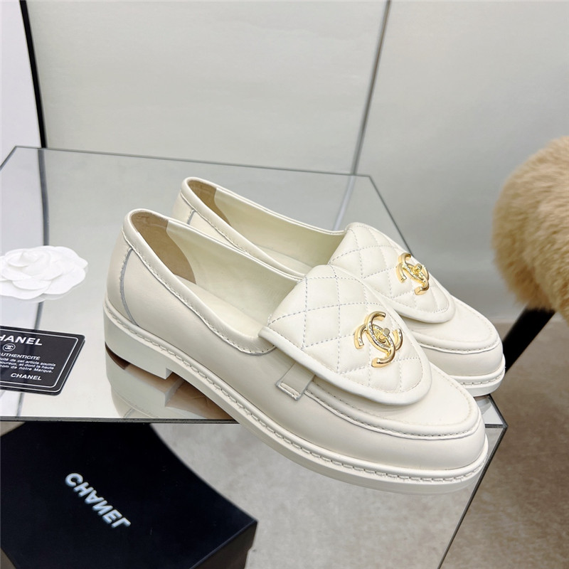 Best Replica chanel classic diamond logo loafers - Colareps