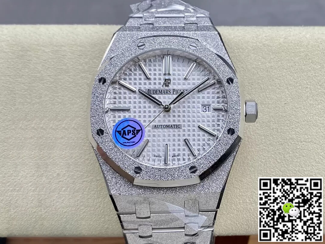 Best Replica Replica Audemars Piguet Royal Oak 15410 1:1 Best Edition APS Factory White Dial - Colareps