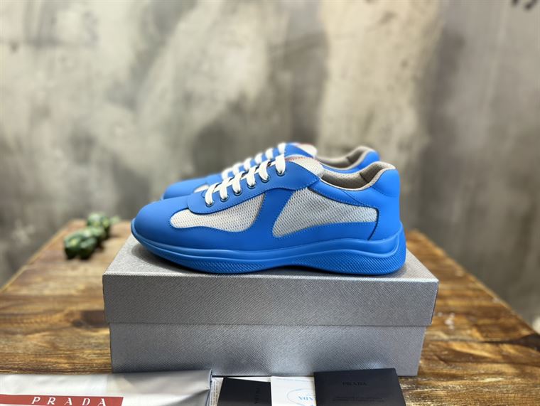 Best Replica PRADA AMERICA S CUP SOFT RUBBER AND BIKE FABRIC SNEAKERS   PRS043 - Colareps