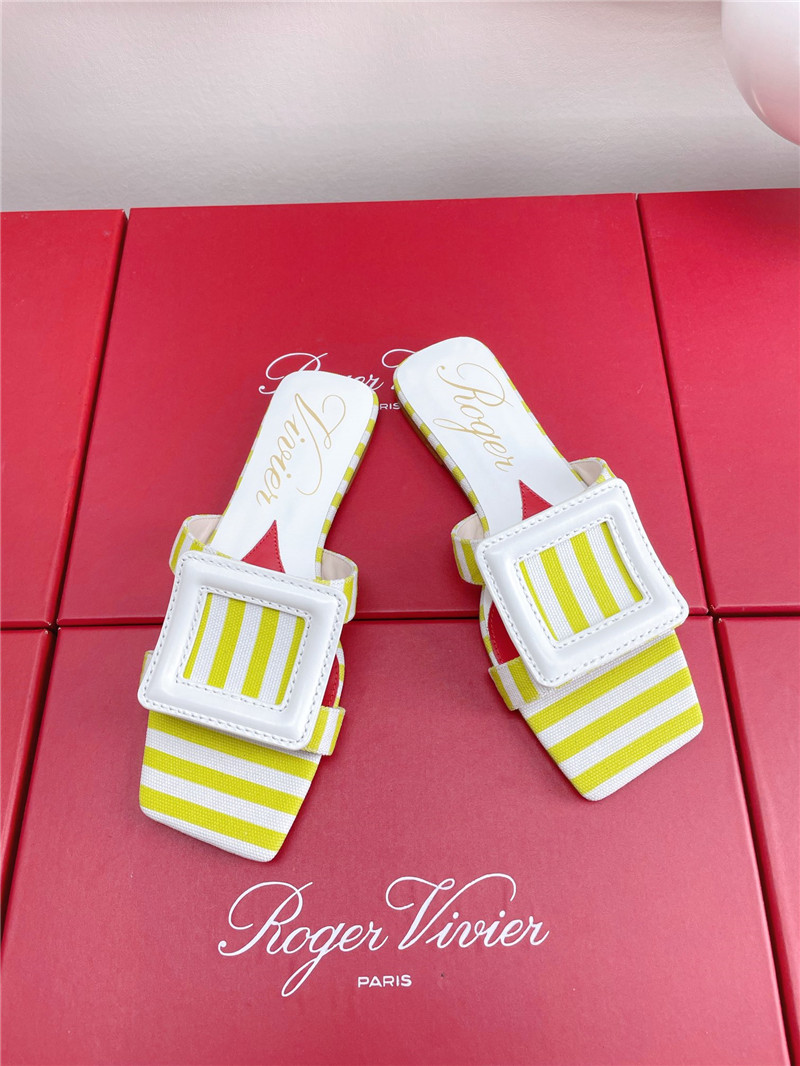 Best Replica Roger vivier embroidered buckle mules - Colareps