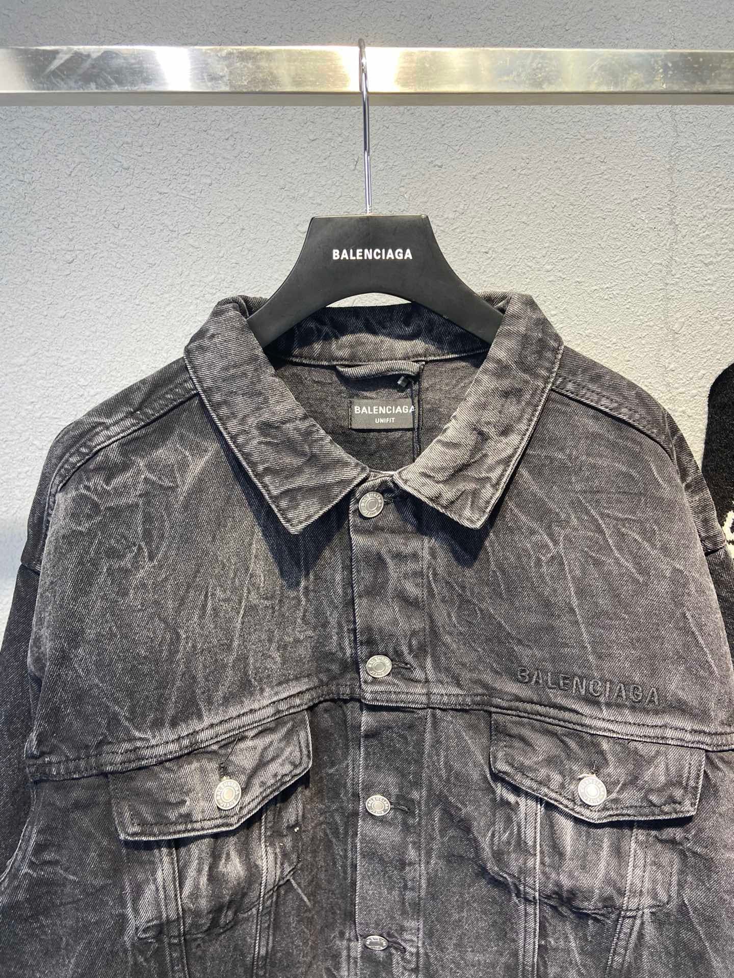 Best Replica Balenciaga PARIS Denim Jacket - Colareps