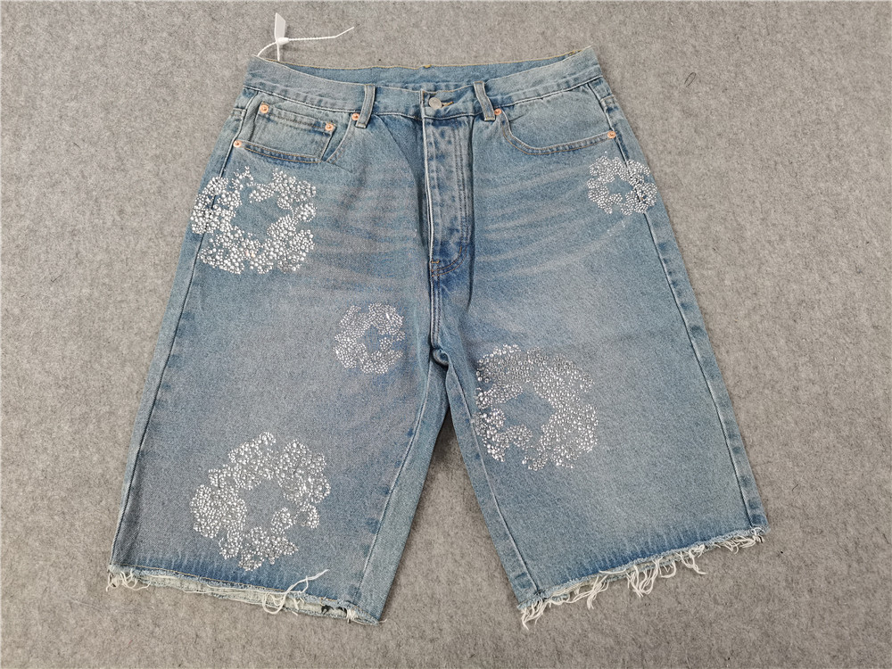 Best Replica Replica Denim Tears Kapok rhinestone denim shorts 2 colors - Colareps