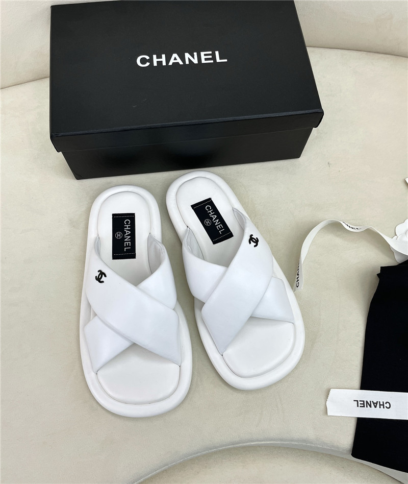 Best Replica Chanel Flat Dupes slippers - Colareps