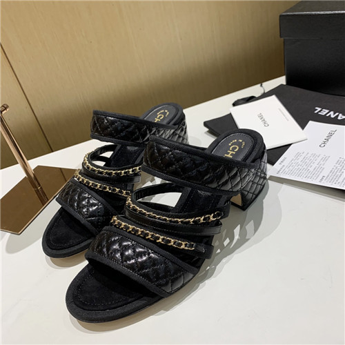 Best Replica chanel block chain sandals - Colareps
