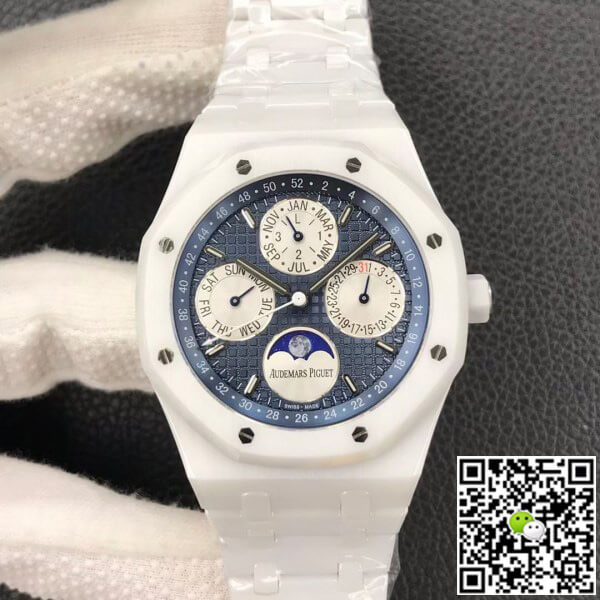 Best Replica Replica Audemars Piguet Royal Oak 26579CB.OO.1225CB.01 1:1 Best Edition APS Factory Blue Dial - Colareps