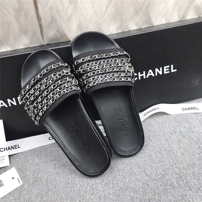 Best Replica chanel beach chain slippers - Colareps
