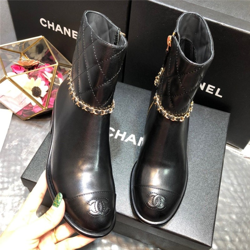 Best Replica chanel black boots replica shoes - Colareps