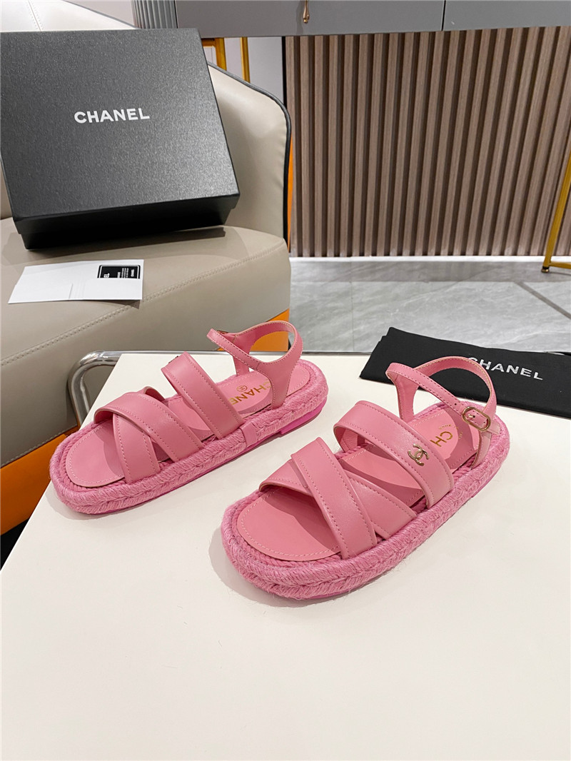 Best Replica Chanel early spring vacation series new sandals and slippers - Colareps