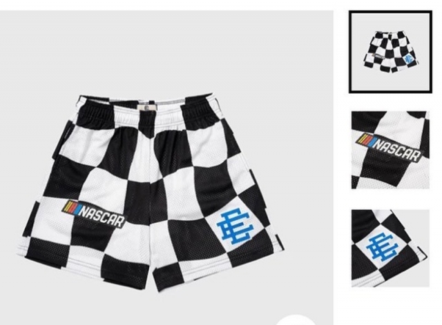 Best Replica Eric Emanuel 2022 EE logo checker shorts 3 colors - Colareps