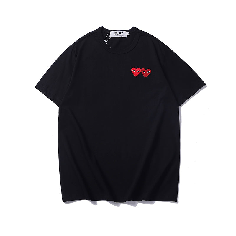 Best Replica Comme Des Garcons Play Double Heart T Shirt 2333 - Colareps