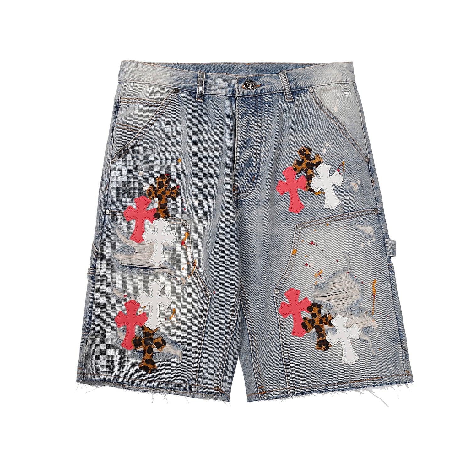 Best Replica Chrome Hearts Denim Shorts - Colareps