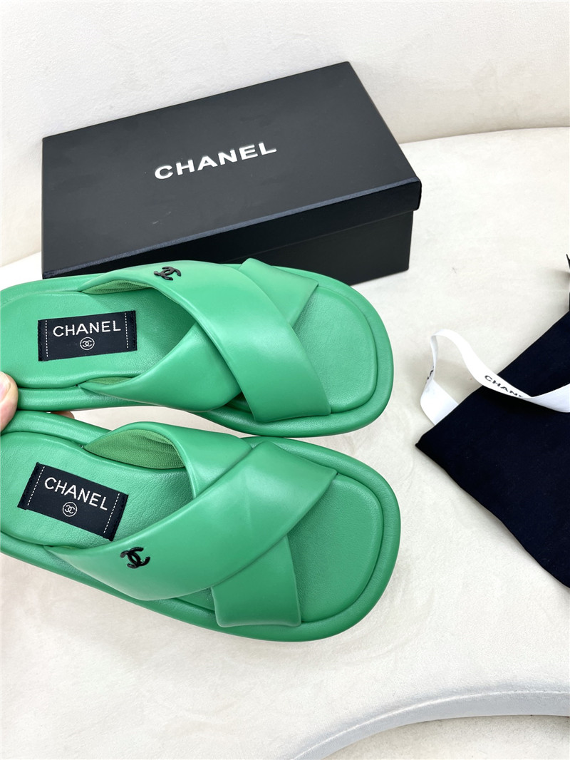 Best Replica Chanel Flat Dupes slippers - Colareps