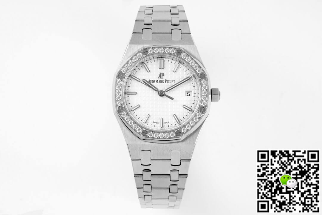 Best Replica Replica Audemars Piguet Royal Oak 77350ST 1:1 Best Edition 8F Factory Silver Dial - Colareps