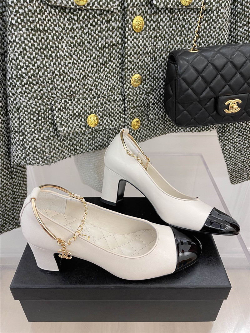 Best Replica chanel chain anklet mary jane shoes - Colareps